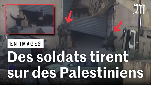 Cisjordanie : les images des soldats israéliens filmés en train de tirer sur deux Palestiniens semblant se rendre
