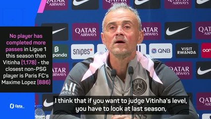 Enrique lauds 'one of the best in the world' Vitinha