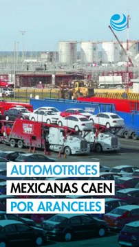 Envíos automotrices de México caen 14% afectados por aranceles de Trump