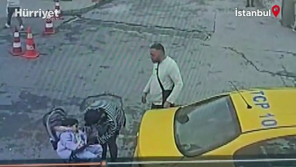 Böcek ailesinin hastaneden çıkışı ve taksiye bindiği görüntüler ortaya çıktı