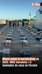 Mayor golpe al narcotráfico de 2025: DNCD decomisa 1.5 toneladas de coca en Peravia