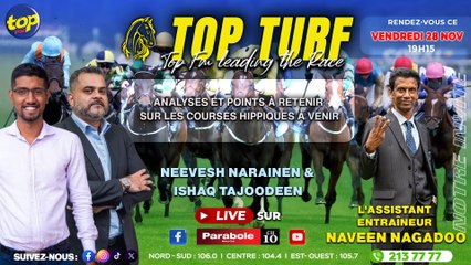 Top Turf : Neevesh Narainen et Ishaq Tajoodeen, reçoivent Naveen Nagadoo