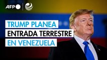 Trump dice que “muy pronto” comenzará a parar narcotraficantes venezolanos “por tierra”