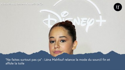 "Ne faites surtout pas ça" : Léna Mahfouf relance la mode du sourcil fin et affole la toile