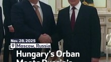 Hungary’s Orban Meets Russia’s Putin in Moscow