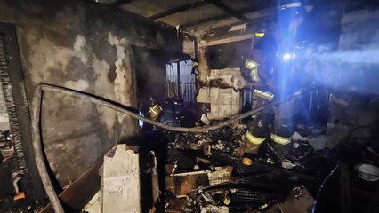 경기 남양주 빌라에 불...실화 혐의 50대 여성 체포 / YTN