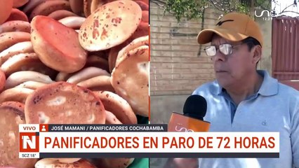 Panificadores de Cochabamba en paro de 72 horas y fijan el precio del pan en 80 centavos