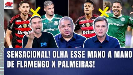 MANO A MANO ÉPICO DE FLAMENGO X PALMEIRAS! OLHA quem GANHOU antes da FINAL DA LIBERTADORES!