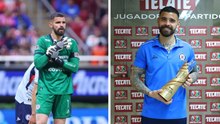 Andrés Gudiño es la gran figura del Chivas vs Cruz Azul y recibe trofeo en su primer partido de Liguilla tomando el lugar de Kevin Mier