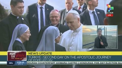 Türkiye, Pope Leo XIV begins second day of visit