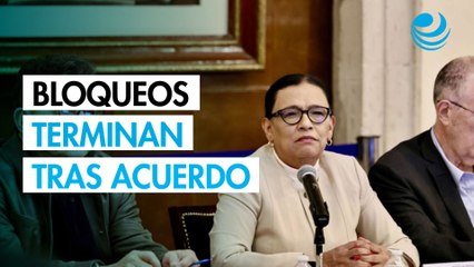 Acuerdo pone fin a bloqueos tras negociaciones por agua y seguridad