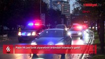 Papa 14.Leo İznik ziyaretinin ardından İstanbul'a geldi