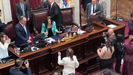 La interna libertaria estalló en el Senado: desplantes, disputas por los palcos y una ceremonia atravesada por el fuego amigo