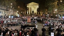 The BIGGEST Flashmob Ever_ Carol of the Bells with 100 Musicians in Paris!!