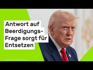 Donald Trump: Prahlerei statt Mitgefühl - Antwort auf Beerdigungs-Frage sorgt für Entsetzen