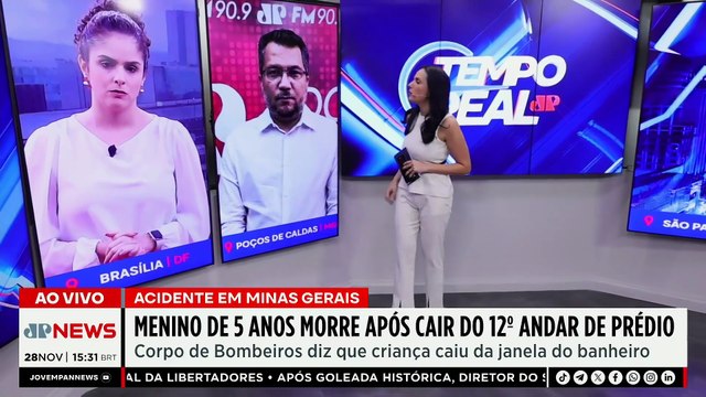 MG: Menino de 5 anos morre após cair do 12° andar de prédio | TEMPO REAL