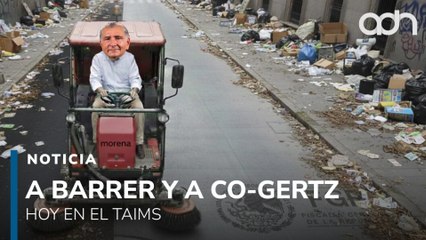 Hoy en El Taims, A barrer y a Co-Gertz