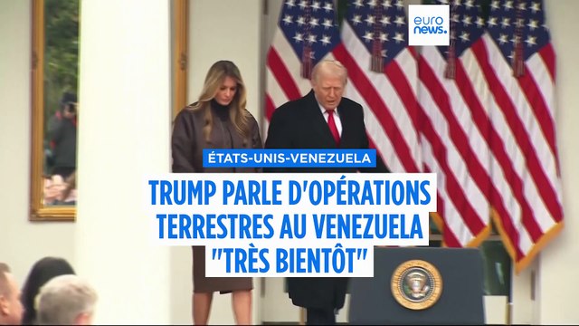 Trump annonce des opérations terrestres contre les trafiquants de drogue vénézuéliens