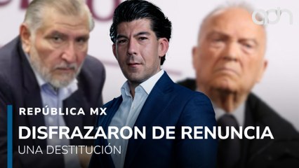 Disfrazaron de renuncia una destitución, se va Gertz Manero de la FGR I República Mx
