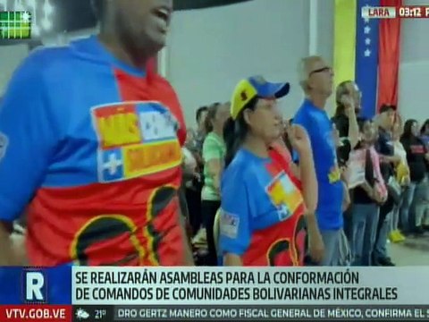 Larenses celebrarán asambleas para conformar los Comandos de Comunidades Bolivarianos Integrales