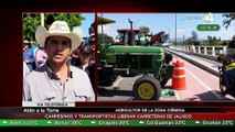 Aldo a la torre habla sobre Campesinos y transportistas liberan carreteras de Jalisco