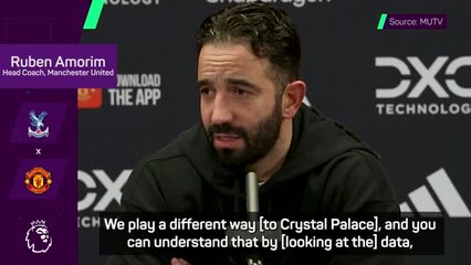 Crystal Palace 'do things better than us' - Amorim