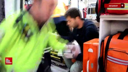 Aksaray’da alkollü sürücü park halindeki 3 araca çarptı