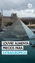El Louvre aumenta en 45% el precio de la entrada para los visitantes extraeuropeos