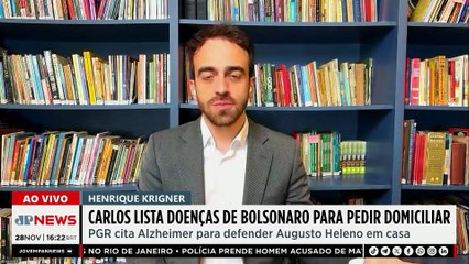 Carlos lista doenças de Jair Bolsonaro para pedir prisão domiciliar a ex-presidente