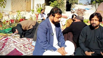 ملک مظفر خان ترین کیساتھ صحرا زمین کے حوالے سے گفتگو