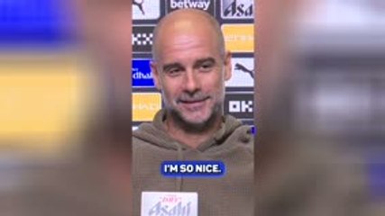 No more Mr. Nice Guy from Pep Guardiola?