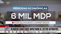Bloqueos carreteros paralizan el transporte y golpean a la industria automotriz en México