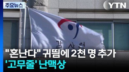 "혼난다" 귀띔에 2천 명 추가...의대 증원 '고무줄' 난맥상 / YTN