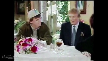 Donald Trump, Roseanne Barr and Michael Moore at Tavern on the Green in 1998