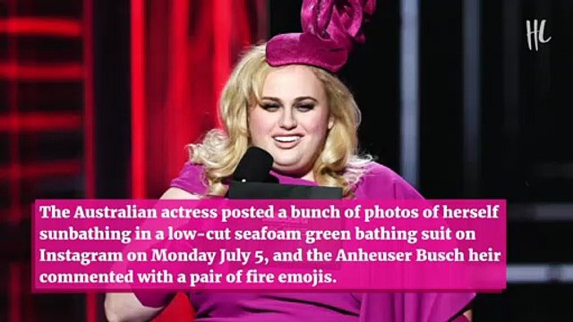Rebel Wilson Sunbathes In A Low-Cut Swimsuit & Her Ex Jacob Busch Is Here For It