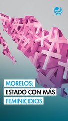 Morelos es el estado con la tasa más alta de feminicidios en México