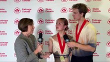 2025-2026 Skate Canada Challenge - Senior Pairs Champions Interview