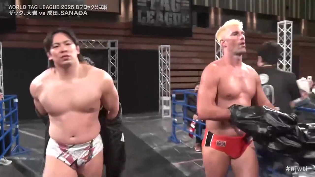 Ren Narita & SANADA vs. Ryohei Oiwa & Zack Sabre Jr. - World Tag League 2025 Block B Match: NJPW World Tag League 2025 Day 6 (11/28/2025)