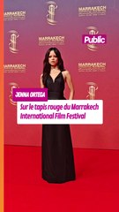 Jenna Ortega sur le tapis rouge du 22e Marrakech International Film Festival