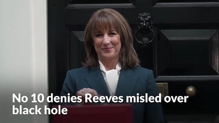 No 10 denies Reeves misled over black hole as OBR letter challenges warnings