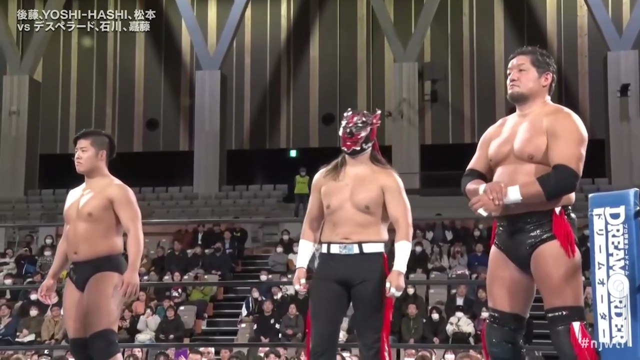 El Desperado, Shoma Kato & Shuji Ishikawa vs. Hirooki Goto, YOSHI-HASHI) & Tatsuya Matsumoto: NJPW World Tag League 2025 Day 6 (11/28/2025)