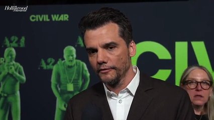Wagner Moura on 'Civil War' Inciting Real-World Violence: "The Film Doesn't Have a Political Agenda" | THR Video