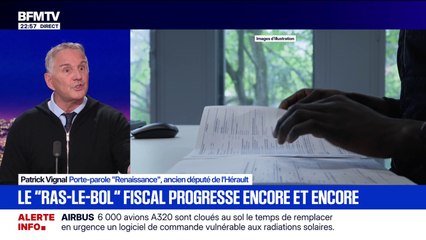 Impôts: "Si je gérais mon entreprise comme l'État, j'irai aux Restos du Cœur tous les soirs", déclare Patrick Vignal, porte-parole Renaissance