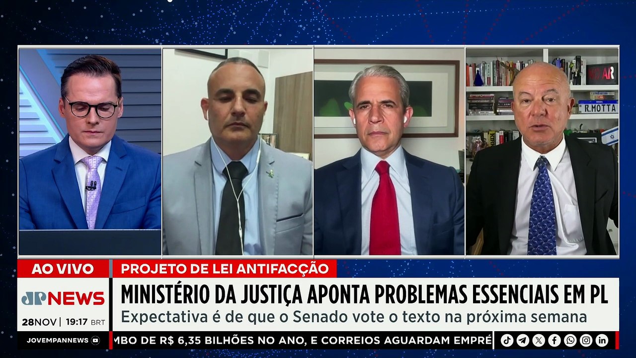 Ministério da Justiça aponta problemas no PL Antifacção