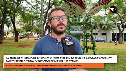 Este sábado comienza la Feria de Turismo de Misiones con un sale turístico para planificar las vacaciones