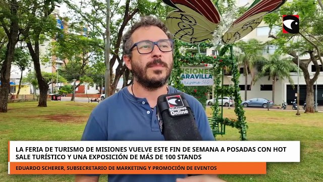 Este sábado comienza la Feria de Turismo de Misiones con un sale turístico para planificar las vacaciones