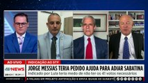 Jorge Messias busca adiar sabatina no Senado por risco de não ter votos