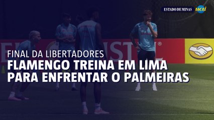 Flamengo treina em Lima para final da Libertadores contra o Palmeiras
