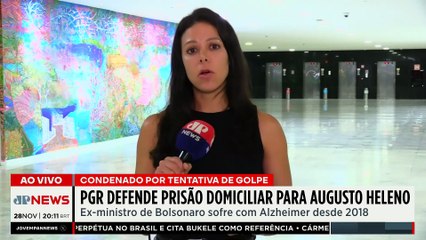 PGR defende prisão domiciliar para Augusto Heleno