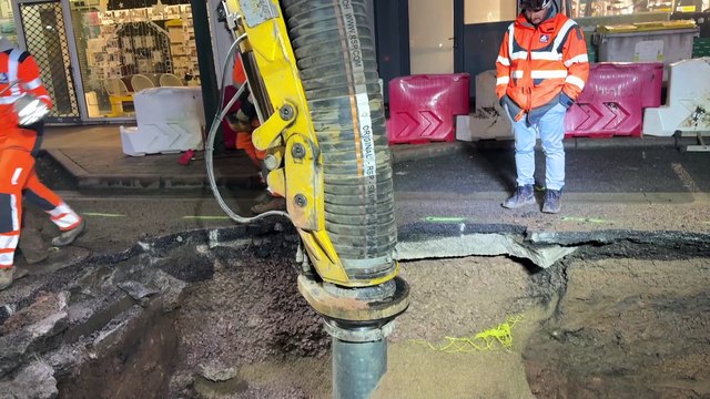 LE CREUSOT : Les gros moyens pour 3 collecteurs rue Foch